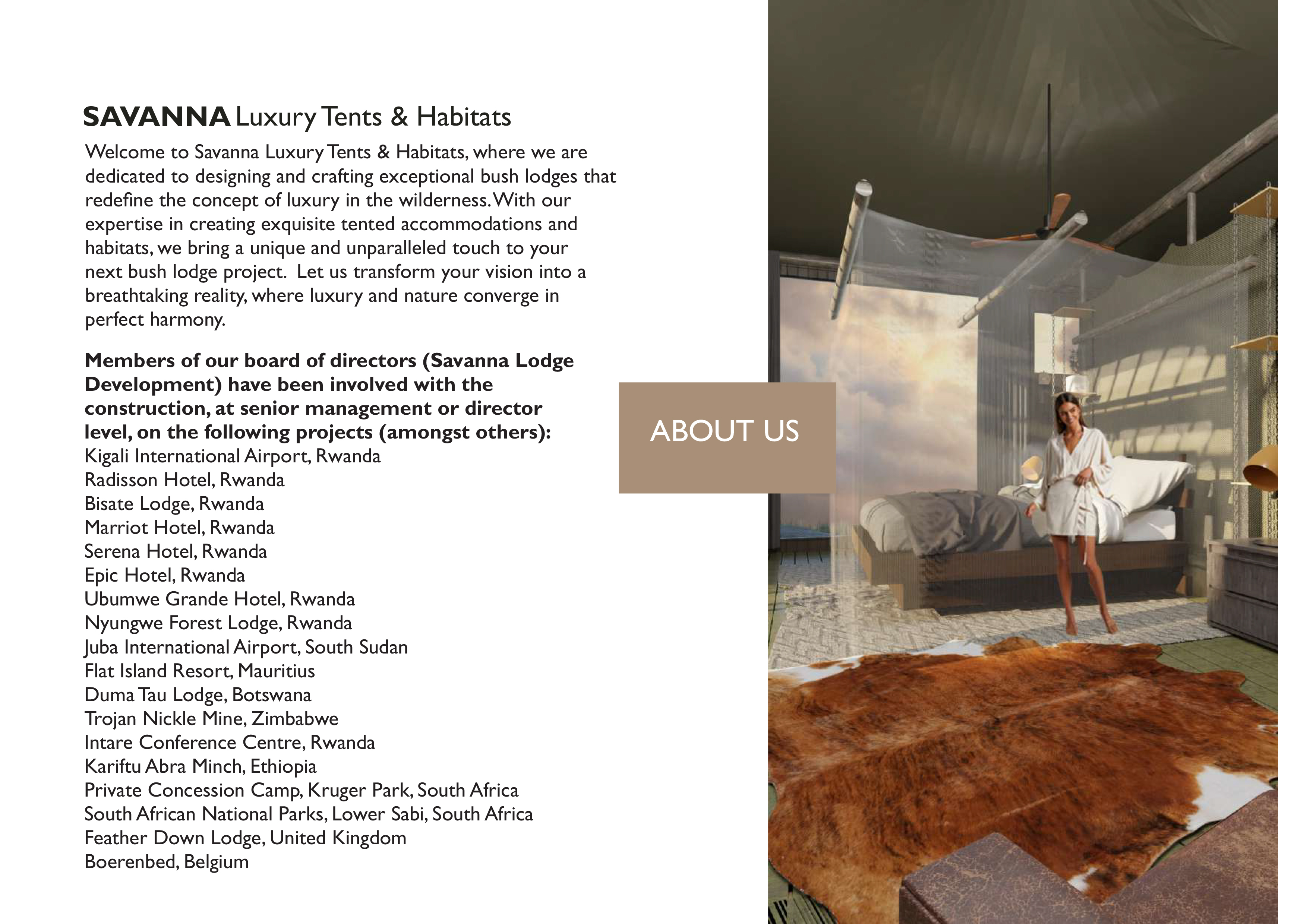 Savanna Luxury Tents & Habitats Catalogue 052023 01.cdr